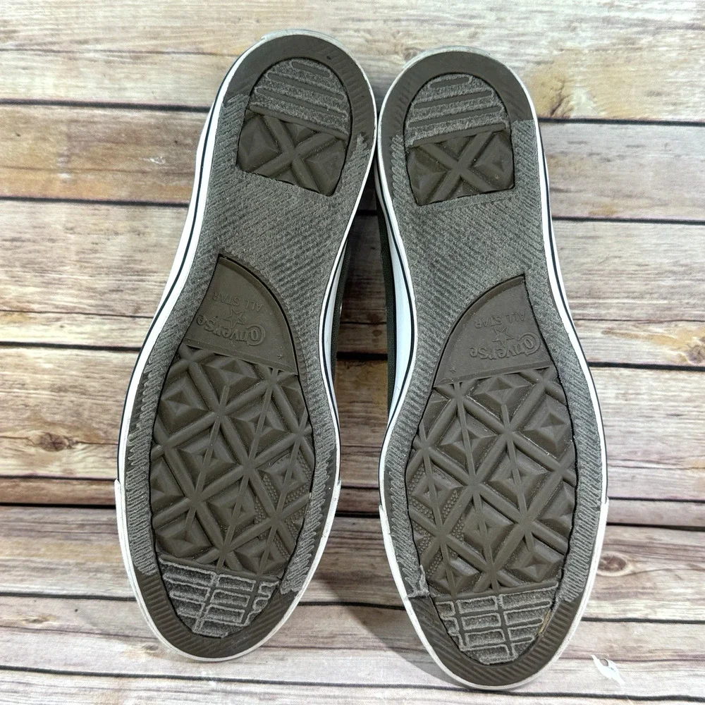 Converse All Start Chuck Taylor Olive Green Low Top Unisex Sneakers W9/M7